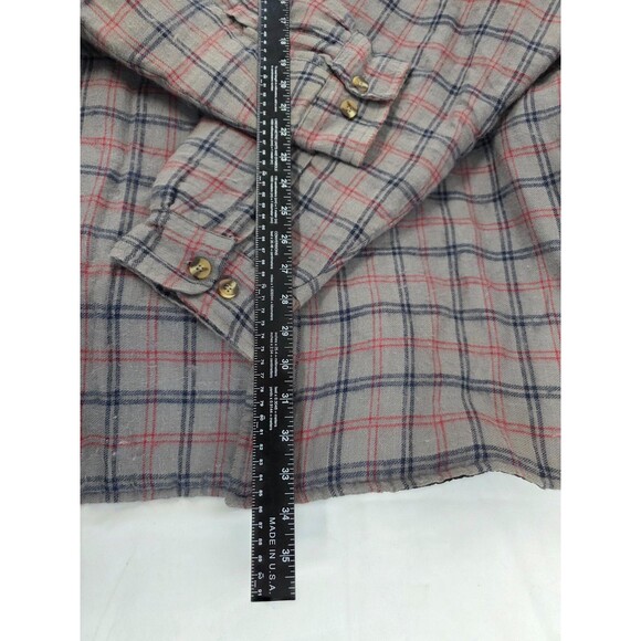 Vintage Ozark Trail Quilted Flannel Paid Button Up Men’s 2XL Hunting Lumberjack - Picture 7 of 7